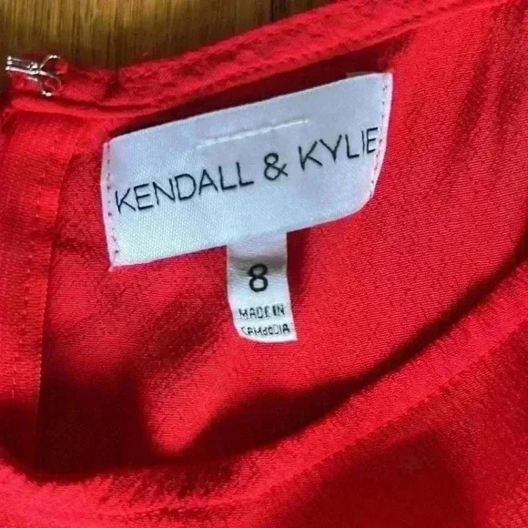 Kendall & Kylie Size 8 Red Dress - Picture 3 of 3